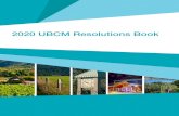 2020 UBCM Resolutions Book - FINAL and~Policy...¢  2 UBCM 2020 Resolutions Book Report of the 2020 Resolutions
