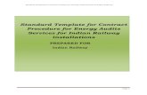 Standard Template for Contract Procedure for Energy Audits ... TEMPLATE FOR C¢  Standard Template for