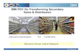IBM POV On Transforming Secondary Sales & Distribution mobility and cloud solutions welling in importance