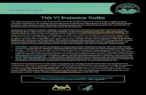 Title VI Evaluation Toolkit Title VI Evaluation Toolkit The Administration for Community Living (ACL)