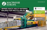 WASTE PROCESSING BALERS FOR baler weight with fluffer overall length overall height feed opening bale