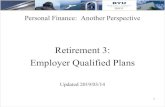 Employee Qualified Retirement Plans - Personal Finance /brightspot... · PDF file A. Understand Employer Qualified Retirement Plans • Why do companies set up retirement plans? •
