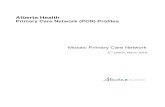 Primary Health Care PCN - Mosaic Primary Care Network Alberta Health Primary Care Network (PCN) Profiles