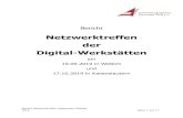 Netzwerktreffen der Digital-Werkst£¤tten 2019. 11. 28.¢  Bericht Netzwerktreffen September-Oktober 2019