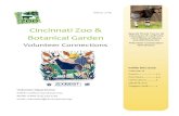 Cincinnati Zoo & Botanical Cincinnati Zoo & Botanical Garden Volunteer Connections March 2018 Special