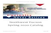 Northwest Tucson Spring 2020 Catalog 2020. 2. 21.آ  OLLI-UA Northwest Tucson Campus â€“ Spring 2020