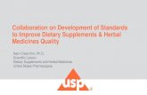 USP Dietary Supplements & Herbal ... USP Dietary Supplements & Herbal Medicines Compendia USP Dietary