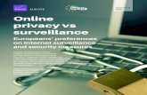 Online privacy vs surveillance - RAND Corporation ... Online privacy vs surveillance Europeans¢â‚¬â„¢ preferences