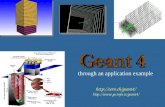 Guided tour of a Geant4 application example