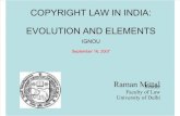 copyright --evolution and elements--SEPT 16.ppt