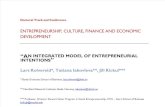An Integrated Model of Entrepreneurial Intentions
