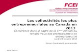 FCEI - Les villes les plus entrepreneuriales du Canada