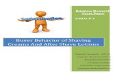 46918686 Buying Behaviour of Shaving Creams and After Shave Lotions