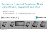 Become a Frontend Developer Ninja using HTML5, JavaScript and CSS3 - Casario