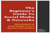 The beginner's Guide for Social Media &Networks