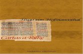 Von Hofmannsthal Hugo - Cartas A Rilke.pdf