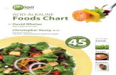 Acid Alkaline food chart book
