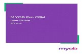 MYOB Exo CRM User EXO Business...¢  2018. 9. 25.¢  Exo Business CRM 2 Quick Add Widgets Exo Business