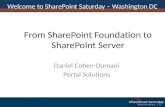 SharePoint Saturday DC, From SharePoint Foundation to SharePoint Server