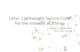 Lithe: Lightweight Secure CoAP for the Internet of Things