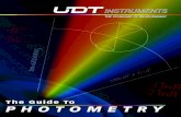 The Guide To PHOTOMETRY - Gamma Scientific 2020. 1. 3.¢  The basic unit of photometry is the lumen,