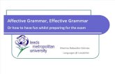 Affective Grammar, Effective Grammar