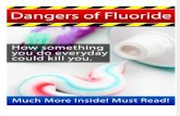 Dangers of Fluoride