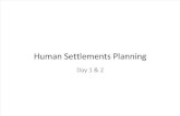 Human Settlements Planning Day-1&2