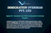 Apply for  canadian visa with immigration overseas experts