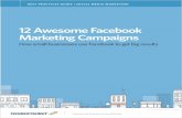 12 Awesome Facebook Marketing Campaigns BEST PRACTICES GUIDE SOCIAL MEDIA MARKETING 12 Awesome Facebook