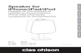 Speaker for English iPhone/iPad/iPod Lautsprecher fأ¼r iPhone/iPad/iPod. 2 English Speaker for iPhone/iPad/iPod