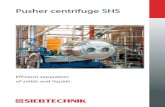 Pusher centrifuge SHS - SIEBTECHNIK TEMA SHS 1203 ZK SHS 252 ZK SHS 903 ZK SHS 452. Phone +49 (0)208