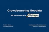 Crowdsourcing Geodata - GEOFABRIK // Home Crowdsourcing Geodata Frederik Ramm ramm@ Fachhochschule Nordwestschweiz