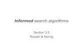 Informed search algorithms - Auckland Informed Search Strategies ¢â‚¬¢ Informed Search Strategies use