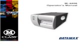 Datamax m4206 Op Manual