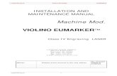VIOLINO EUMARKER - LNA   S.p.A. Violino Eumarker Installation Laservall S.p.A 2 Foreword Violino Eumarker is a Complex Component â„¢ not