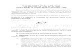 THE REGISTRATION ACT, 1908 ... Indian Registration Act, 1871, or the Indian Registration Act, 1877 or