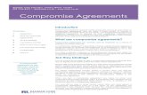 Factsheet compromise 2020. 9. 10.¢  compromise agreement. When you sign a compromise agreement, you
