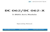 DC 062 - SIGMATEK 2021. 1. 28.آ  DC 062 S-DIAS Axis Module Operating Manual Date of creation: 13.01.2015