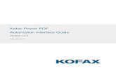 Kofax Power PDF Automation Interface 2020. 7. 31.آ  Kofax Power PDF 4.0 â€“ Kofax Power PDF Automation
