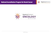 National Accreditation Program for Rectal Cancer Std 1.5: Rectal Cancer Program Director ¢â‚¬¢Rectal Cancer