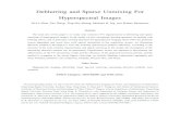 Deblurring and Sparse Unmixing For Hyperspectral Images Deblurring and Sparse Unmixing For Hyperspectral