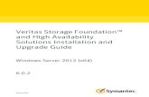 Veritas Storage Foundation¢â€‍¢ and High Availability Solutions ... ... Premium service offerings that