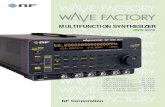 MULTIFUNCTION SYNTHESIZER - 2009. 2. 24.¢  2CH 15MHz Synthesizer WF 1944A 2CH 15MHz Pro-Synthesizer