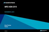 MRO ASIA 2018 - Oliver This presentation incorporates Oliver Wyman’s 2018–2028 Global Fleet and MRO Market Forecast and 2018 MRO Survey, both of which are available at oliverwyman.com