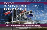 Gastroenterology & Hepatology - BCM ... Gastroenterology & Hepatology ANNUAL REPORT 2018 The Section