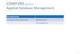 COMP283-Lecture 5 Applied Database Management phil/Teaching/COMP283/lecture...¢  2018. 4. 9.¢  Comp283-Lecture