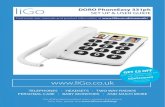 DORO PhoneEasy 331ph SET UP & USER GUIDE PhoneEasy 331ph... Enter the phone number (up to 16 digits) using the keypad. Press P (R). 4. Select memory position by pressing the corresponding