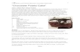 Chocolate Potato Cake - ... Becky Low¢â‚¬â„¢s Kitchen Memories / Chocolate Potato Cake 1 ¢â‚¬“Chocolate Potato