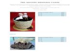 PRE-QUOTED WEDDING CAKES ... PRE-QUOTED WEDDING CAKES Please use this pdf of our pre-quoted cakes, until